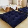 Blue Floor Cushion Pair