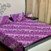 Crystal Cotton Purple Bed sheet