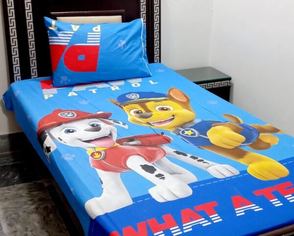 Export Kids Dog Print Single Bed Sheet