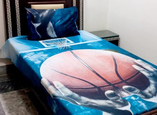 Export Kids Football Print Single Bed Sheet