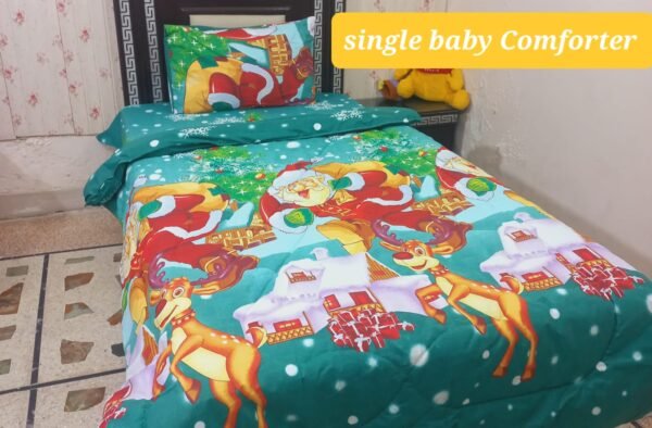 Export Kids Single Baby Christmas Comforter Set