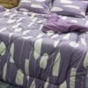 Pure Cotton 6PC Purple Comforter Set